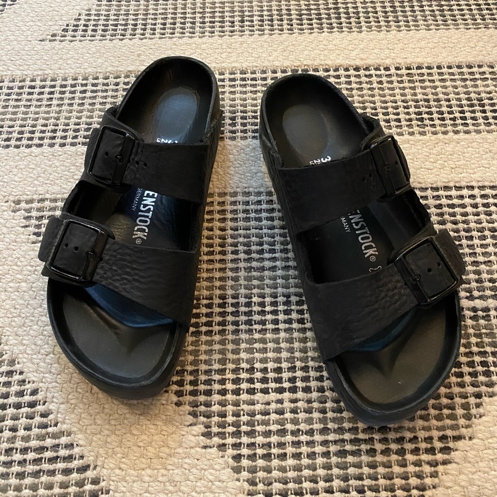 Birkenstock Arizona Sandals all leather.